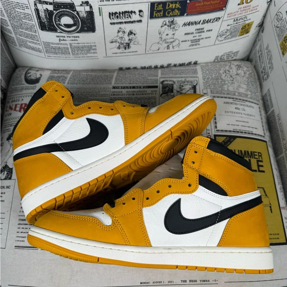 Nike Air Jordan 1 Retro High OG Yellow Ochre DZ5485-701 Men Size 11 No Box - Picture 3 of 11